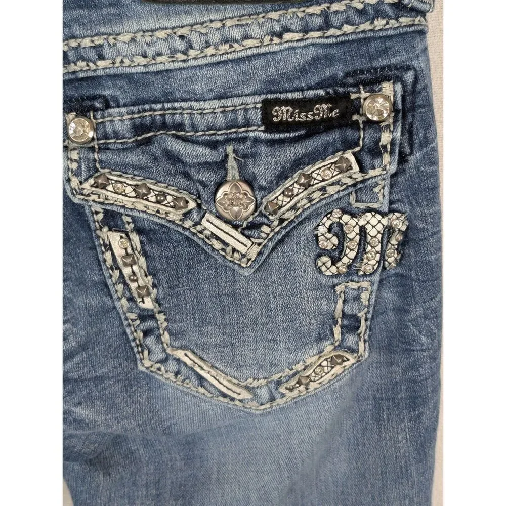 Miss Me Boot Jeans JE583B7L Women's Size 27 - Picture 13 of 16